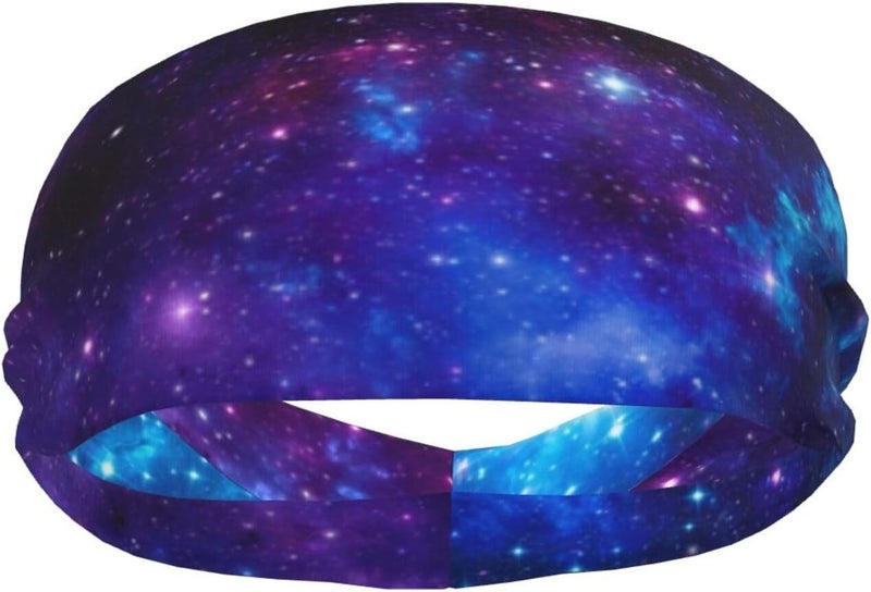 Gianlaima Sports Sweatband Head Bands for Women Men Sweat-Absorbing Headbands Suitable for Running Yoga Fitness Football Exercise - Image 1